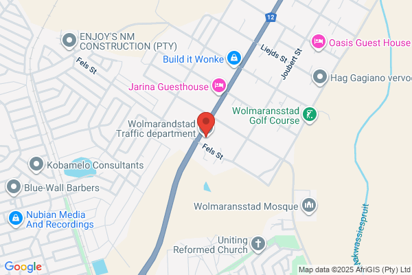 Wolmarandstad  (Motor Vehicle Reg & Testing Centre)
