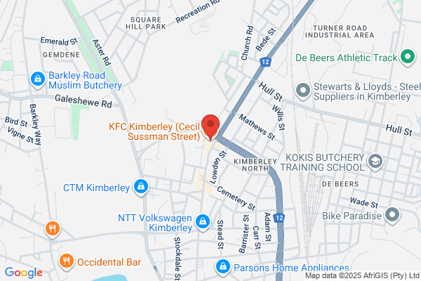 KFC Kimberley (Cecil Sussman Str)