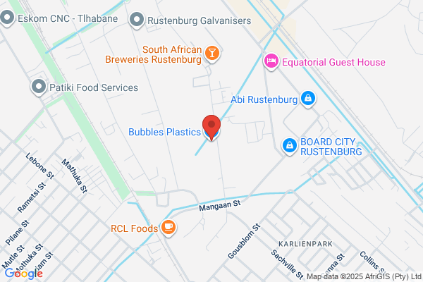 Bubbles Plastics Corp.