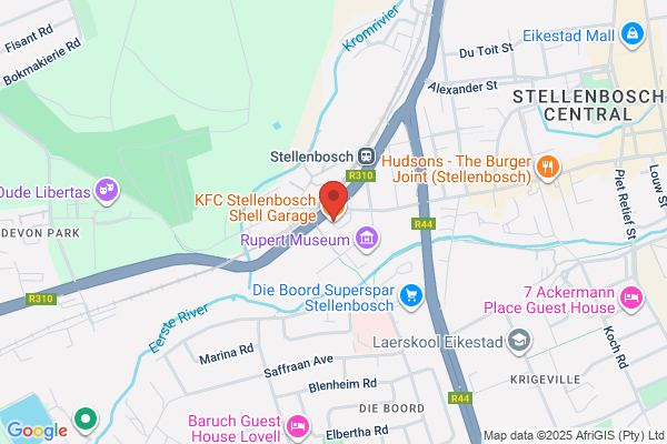 KFC Stellenbosch Shell Garage