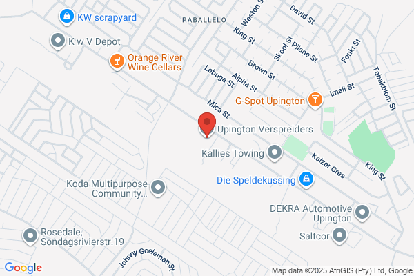 Upington Verspreiders