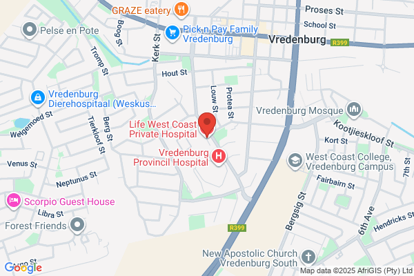 West Coast Private Hospital (life Healthcare Group)