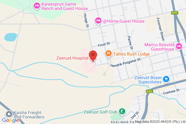 ZEERUST HOSPITAL